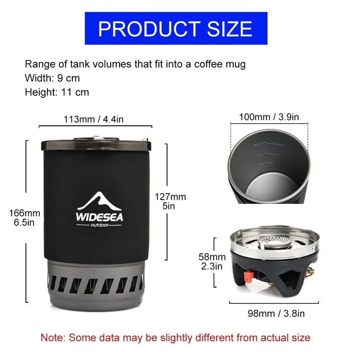 Widesea Camping stove and coffee maker