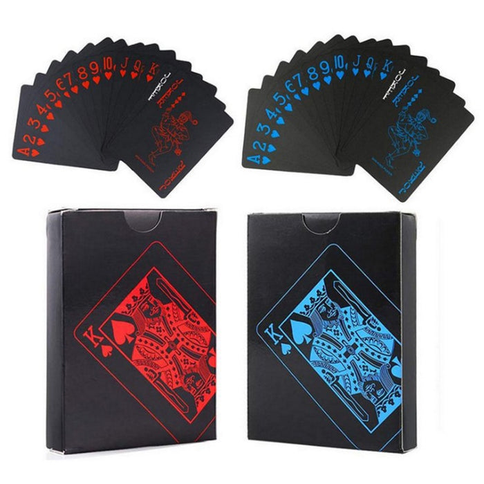Waterproof deck of playing cards with a touch of style